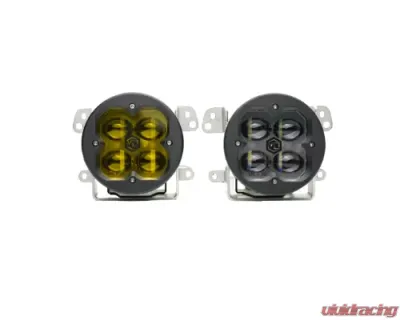 Vivid Lumen FNG SAE Fog Light Kit Jeep JK Amber 2007-2018 - 11301
