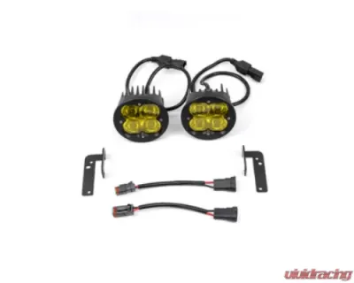 Vivid Lumen FNG SAE Fog Light Kit Jeep JK Amber 2007-2018 - 11301