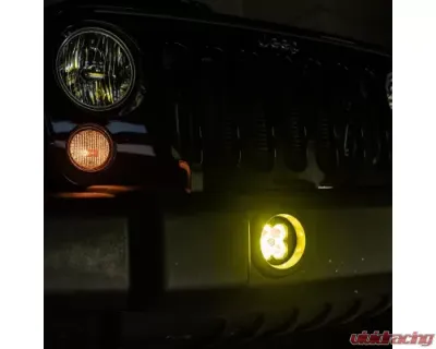 Vivid Lumen FNG SAE Fog Light Kit Jeep JK Amber 2007-2018 - 11301