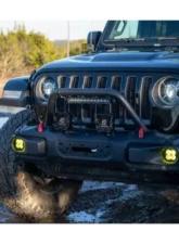 Vivid Lumen FNG SAE Fog Light Kit Jeep JL Amber Steel Bumper 2018+                                     - 11305 - Image 3