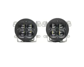 Vivid Lumen FNG SAE Fog Light Kit Jeep JL White Plastic Bumper Sahara/Rubicon 2018+