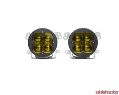 Vivid Lumen FNG SAE Fog Light Kit Jeep JL Amber Plastic Bumper Sahara/Rubicon 2018+ - 11320