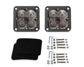 Vivid Lumen FNG SAE 3 Inch 20W Driving Light Pods With Flush Mount DOT/SAE Pair