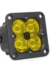 Vivid Lumen FNG SAE 3 Inch 20W Driving Light Pods With Flush Mount Amber DOT/SAE Pair                                     - 12120 - Image 6