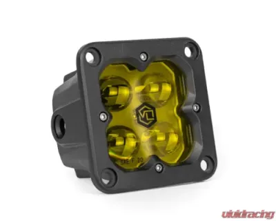 Vivid Lumen FNG SAE 3 Inch 20W Fog Light Pods With Flush Mount Amber DOT/SAE Pair - 12220
