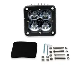 Vivid Lumen FNG Intense 3 Inch 20W Spot Light Pods With Flush Mount Single