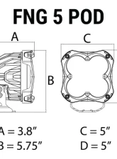 Vivid Lumen FNG 5 Intense Single Led Hyper Spot                                     - 14301 - Image 13