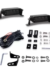 Vivid Lumen Super B Series 6 Inch Driving-Fog-Amber Strobe Light Bar DOT/SAE 2 Bars With Harness                                     - 15103 - Image 14