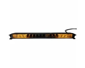 Vivid Lumen Super B Series 20 Inch Driving-Fog-Amber Strobe Lightbar DOT/SAE Harness Included