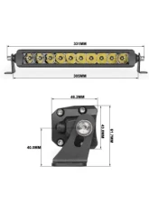Vivid Lumen Wired Series 30 Inch Single Row Amber Combo Light Bar                                     - 16230 - Image 13