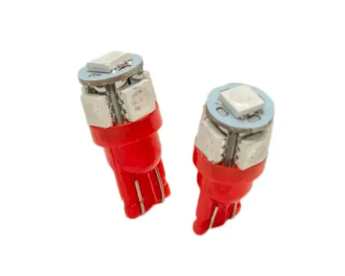 Vivid Lumen Long Lasting Led Bulbs 194 Red Pair - 194R-5