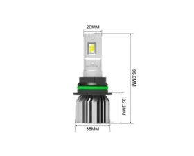 Vivid Lumen 9004 Velocity Plus LED Headlight Bulbs Singles