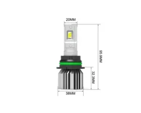 Vivid Lumen 9007 Velocity Plus LED Headlight Bulbs Single