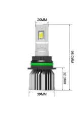 Vivid Lumen 9007 Velocity Plus LED Headlight Bulbs Single                                     - 23003 - Image 9