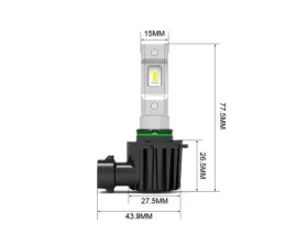 Vivid Lumen 9005 Velocity Plus LED Headlight Bulbs Single