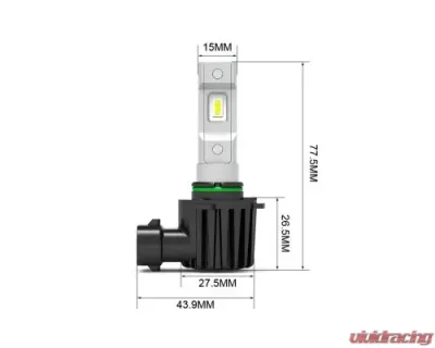 Vivid Lumen 9005 Velocity Plus LED Headlight Bulbs Single - 23007