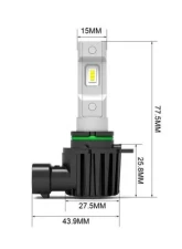 Vivid Lumen 9012 Velocity Plus LED Headlight Bulbs Single                                     - 23009 - Image 7
