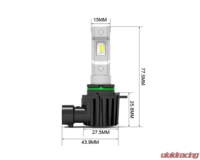 Vivid Lumen 9012 Velocity Plus LED Headlight Bulbs Single - 23009