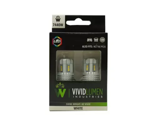 Vivid Lumen High Output Led Bulbs 7440 White Pair - 7440W