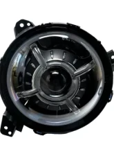 Vivid Lumen 9 Inch Led Jeep JL RGB Led Headlight Assemblies                                     - 9JL-RGB - Image 2