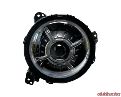 Vivid Lumen 9 Inch Led Jeep JL RGB Led Headlight Assemblies - 9JL-RGB