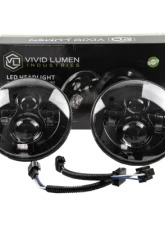 Vivid Lumen ERA Series 7 Inch Round Led Headlights Pair                                     - ERA7 - Image 4