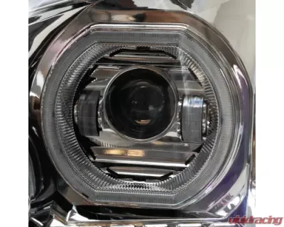 Vivid Lumen Brilliant Series Freightliner Cascadia Led Headlight Chrome Driver 2008-2017 - FL01-D