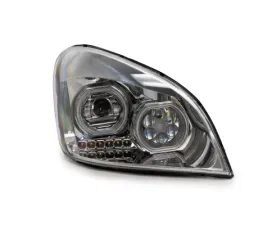 Vivid Lumen Brilliant Series Freightliner Cascadia Led Headlight Chrome Passenger 2008-2017