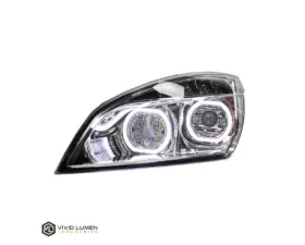 Vivid Lumen Brilliant Series Freightliner Cascadia Led Headlight Chrome Driver 2018-Current