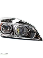 Vivid Lumen Brilliant Series Freightliner Cascadia Led Headlight Chrome Passenger 2018-Current                                     - FL02-P - Image 2