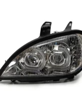Vivid Lumen Brilliant Series Freightliner Columbia Led Headlight Chrome Driver 2001-2018                                     - FREG01 - Image 7