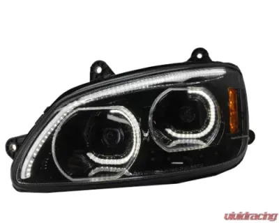 Vivid Lumen Brilliant Series Kenworth T660 Led Headlight Black Driver 2008-2017 - KENW01