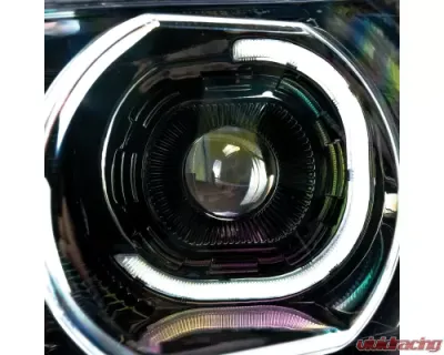 Vivid Lumen Brilliant Series Kenworth T660 Led Headlight Black Driver 2008-2017 - KENW01