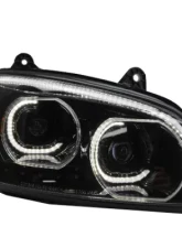 Vivid Lumen Brilliant Series Kenworth T660 Led Headlight Black Passenger 2008-2017                                     - KENW02 - Image 7