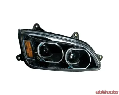 Vivid Lumen Brilliant Series Kenworth T660 Led Headlight Black Passenger 2008-2017 - KENW02