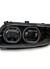 Vivid Lumen Brilliant Series Peterbilt 388 389 Black Driver 2008-2018                                     - PBDLH-B-V2 - Image 3
