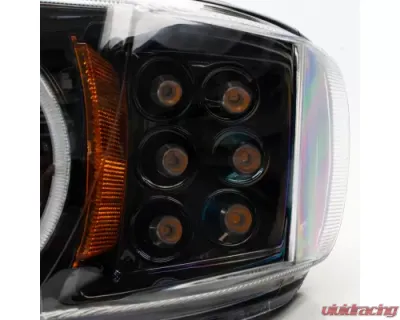 Vivid Lumen Brilliant Series Peterbilt 388 389 Black Driver 2008-2018 - PBDLH-B-V2