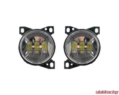 Vivid Lumen Brilliant Series Peterbilt 579/587 Fog Light Kit Chrome Pair - PBFLRR-C