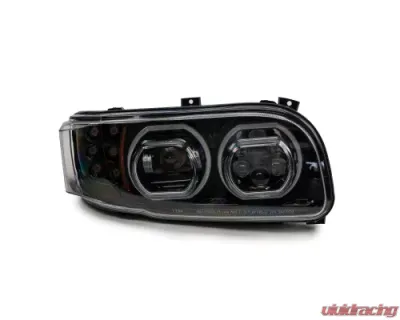 Vivid Lumen Brilliant Series Peterbilt 388/389 Black Passenger 2008-2018 - PBPRH-B-V2