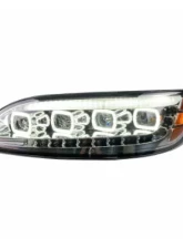 Vivid Lumen Brilliant Series Peterbilt Led 386 387 330 335 382 384 Driver 2005-2021 Chrome                                     - PETE03-C - Image 2