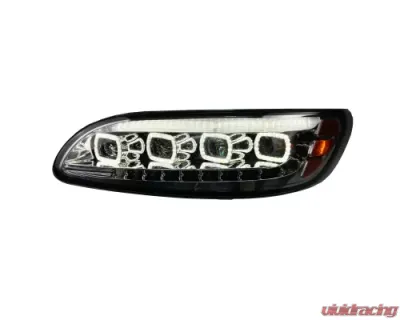 Vivid Lumen Brilliant Series Peterbilt Led 386 387 330 335 382 384 Driver 2005-2021 Black - PETE03