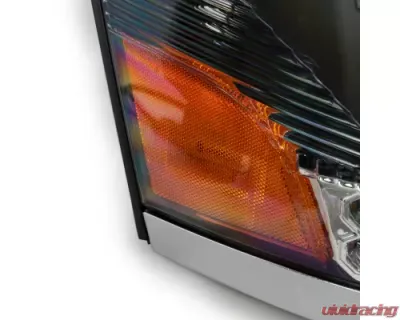 Vivid Lumen Brilliant Series Volvo VNL Led Headlight Black Passenger 2004-2018 - VL02-P