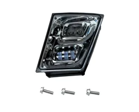 Vivid Lumen Brilliant Series Volvo VNL Led Fog Light Chrome Driver 2004-2018