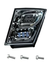Vivid Lumen Brilliant Series Volvo VNL Led Fog Light Chrome Driver 2004-2018                                     - VL03-D-C - Image 6