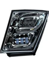 Vivid Lumen Brilliant Series Volvo VNL Led Fog Light Chrome Driver 2004-2018                                     - VL03-D-C - Image 3