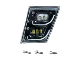 Vivid Lumen Brilliant Series Volvo VNL Led Fog Light Black Driver 2004-2018