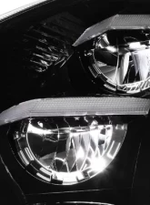 Vivid Lumen Brilliant Series Volvo VNL VNR Led Headlight Black Passenger 2018+                                     - VL04-P - Image 4