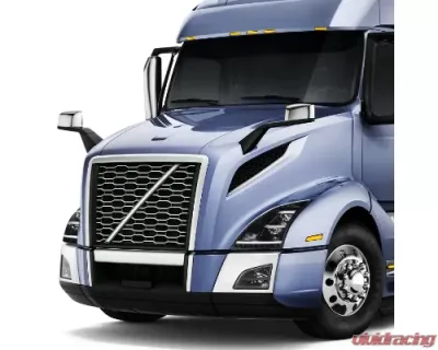Vivid Lumen Brilliant Series Volvo VNL VNR Led Fog Light Black Driver 2018+ - VL05-D