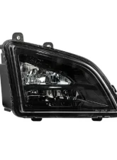 Vivid Lumen Brilliant Series Volvo VNL VNR Led Fog Light Black Driver 2018+                                     - VL05-D - Image 4