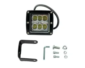 Vivid Lumen Industrial Series Led Work Light 3 Inch Square Spot 18W